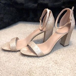 MADDEN GIRL Sparkly Heels Sandals 9